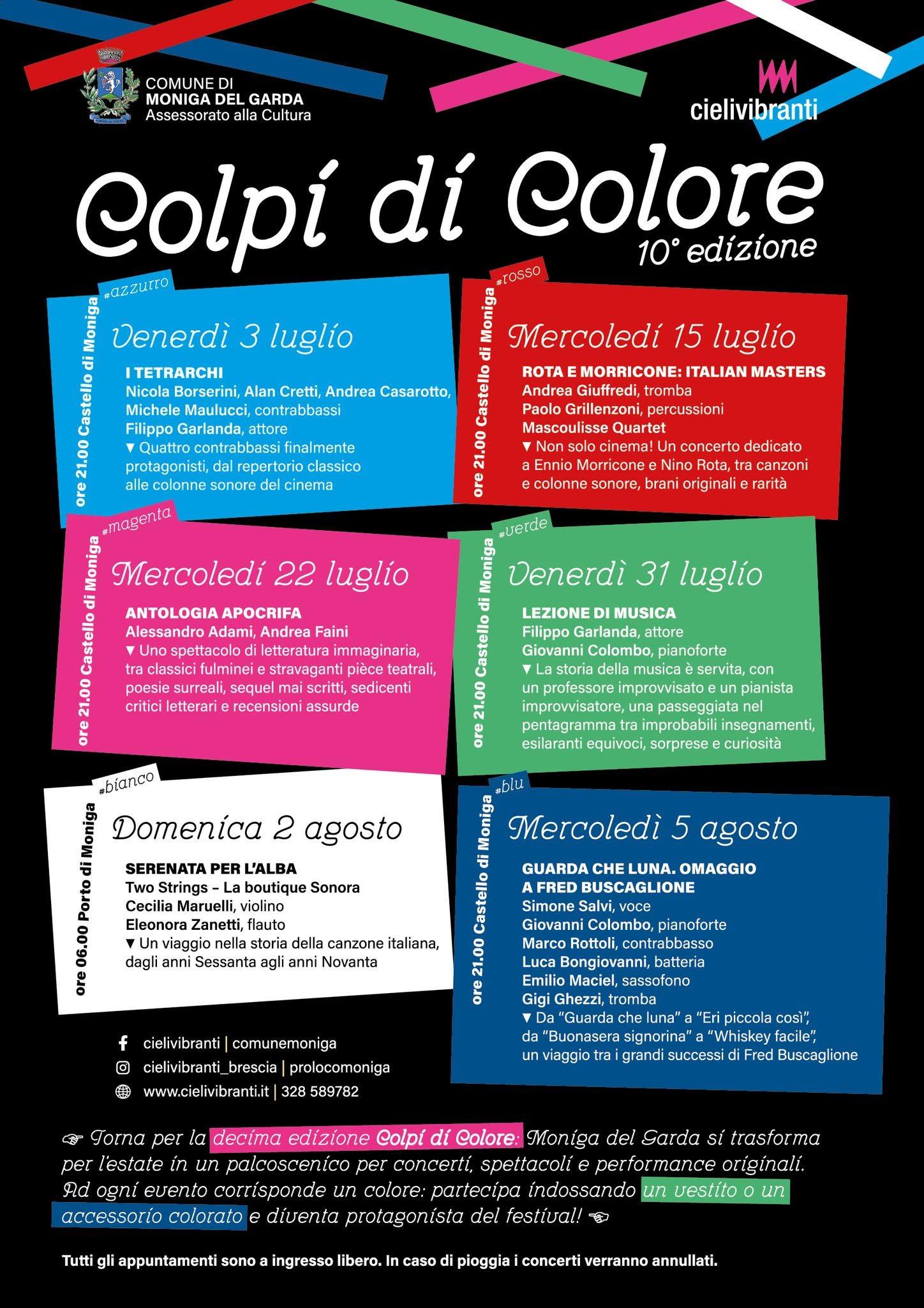 Moniga del Garda. “Colpi di Colore”