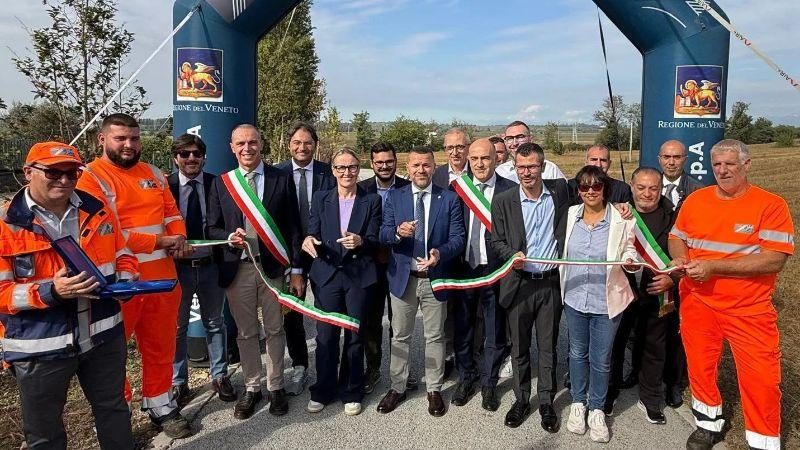 La Ciclovia del Sole è completa tra Verona e Firenze: inaugurati i primi tratti veneti