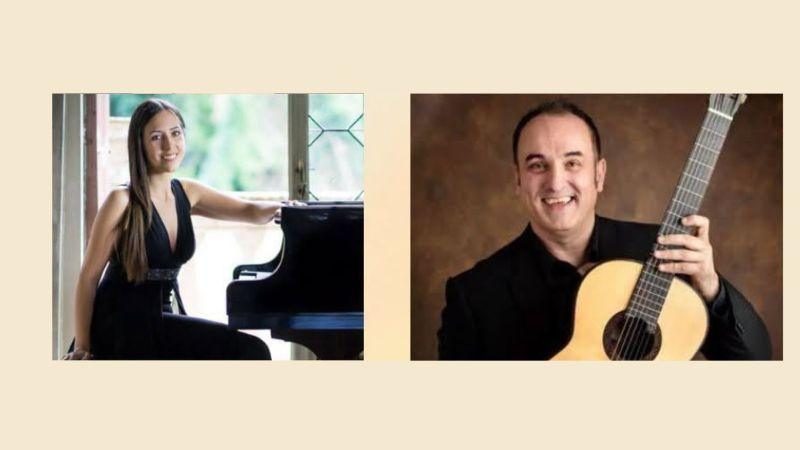 Castelnuovo, chitarra e pianoforte al teatro DIM: Giulio Tampalini e Renata Benvegnù in concerto