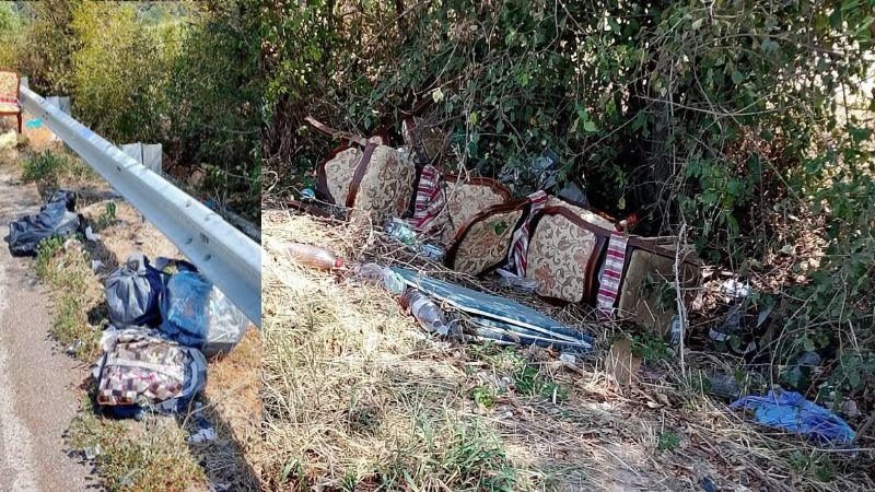 Gavardo, abbandona sedie e rifiuti nella scarpata: denunciato e multato di 4.500 euro